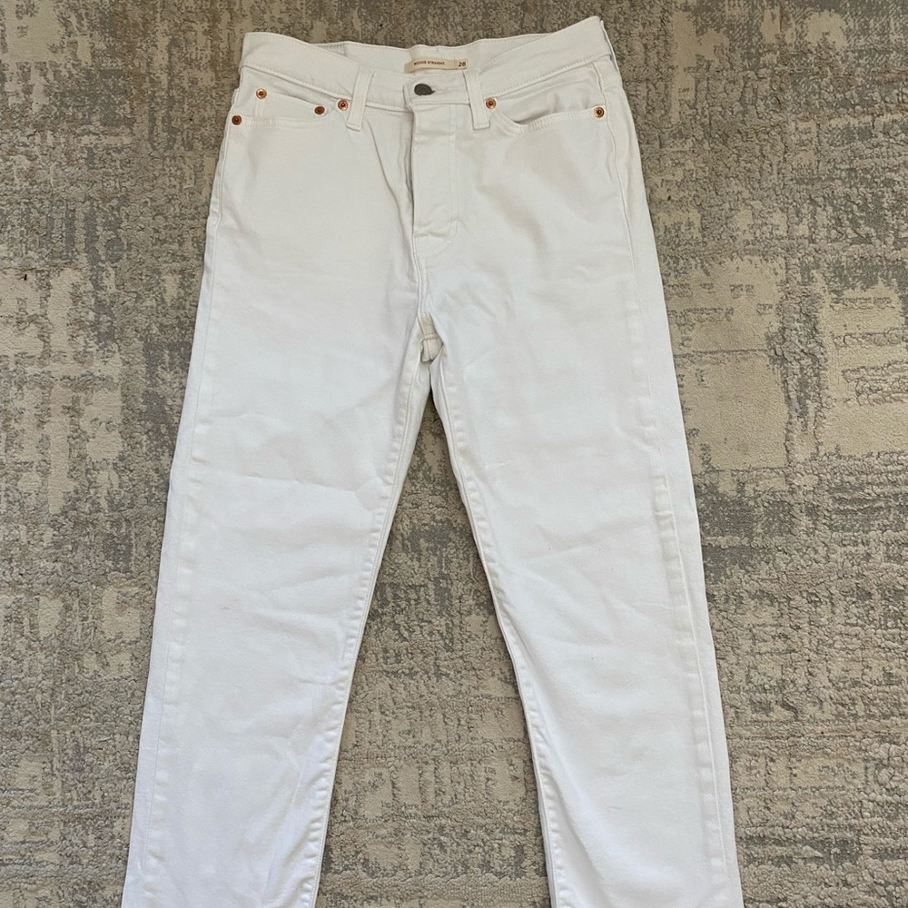 Levi’s White Jeans
